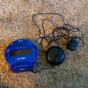 Sonic bomb alarm clock
